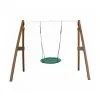 Axi House AXI Portique En Bois Marron Blanc Avec Balancoire Siege Nid Rond -Jeux d'imitation Soldes B2CD 924