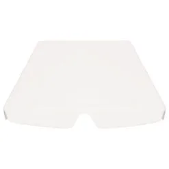 VIDAXL Toit De Rechange De Balançoire Blanc 188/168x110/145cm 270 G/m² -Jeux d'imitation Soldes B2CD 974