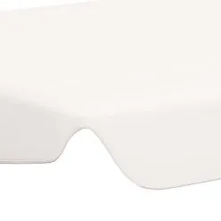 VIDAXL Toit De Rechange De Balançoire Blanc 188/168x110/145cm 270 G/m² -Jeux d'imitation Soldes B2CD 975