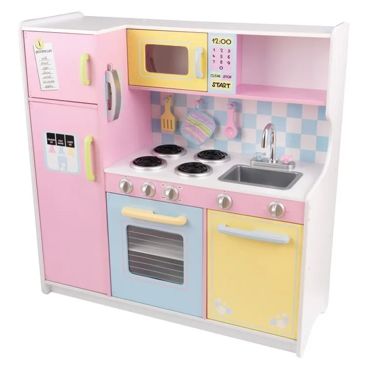 Kidkraft Grande Cuisine Enfant Pastel En Bois 3 Kidkraft Grande Cuisine Enfant Pastel En Bois