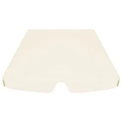 VIDAXL Toit De Rechange De Balançoire Creme 188/168x110/145cm 270 G/m² -Jeux d'imitation Soldes B2CD 996